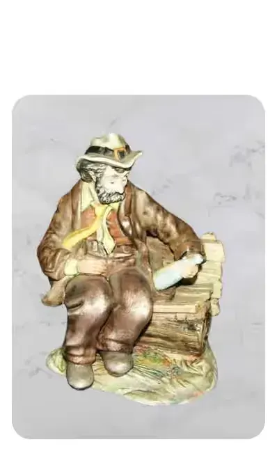 Porcelanowa duża figurka wytwórnia francuska C&M — praca Aleksandra, Poddębice