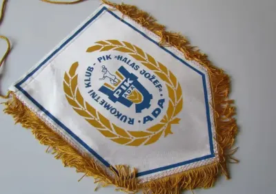 Proporczyk Halas Jozef ADA Klub Sportowy Piłka Ręczna Serbia lata 80 2 — praca ZiBi, Łódź