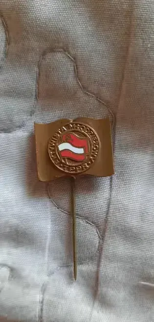 Przypinka prl wpinka TPPR — praca Łukasz, Zakrzewo
