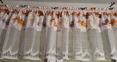 rekodzieło firanka lambrekin 283 /58 cm — praca iza, Czerniewice