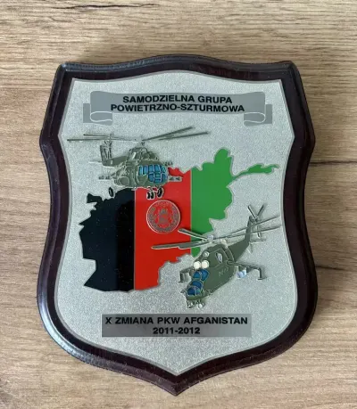 Ryngrafy Misje ONZ Afganistan — praca Radek, Jenkowice