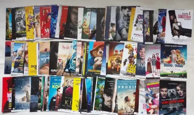 Ulotki filmowe 579 sztuk — praca Paweł, Grodzisk Mazowiecki