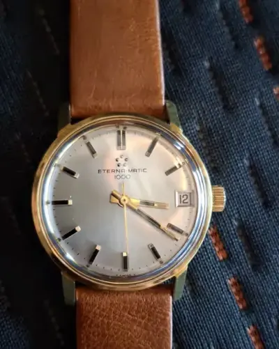 Zegarek Eterna-Matic 1000 z lat 60./70. — praca Tomek, Szczecinek