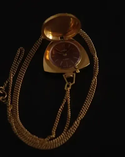 Zegarek kieszonkowy ZARIA 21 Jewels – pozłacany, sprawny — praca Tomasz, Wrocław