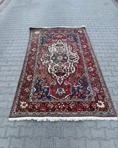 Dywan perski Keshan 270x160 Ręcznie tkany Vintage — praca Antoni, Warszawa