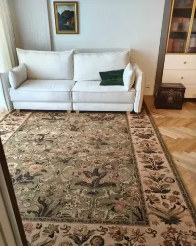 Dywan wełniany 240x340 zielony Agnella Isfahan Olandia — praca Agbe, Warszawa