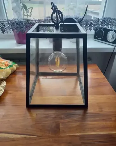 Lampa sufitowa loft żyrandol — praca katarzynajereczeknowak, Pluskowęsy