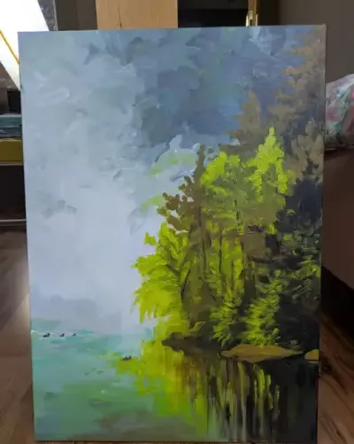 Obraz na płótnie 50x70 cm — praca Agnieszka, Gdańsk
