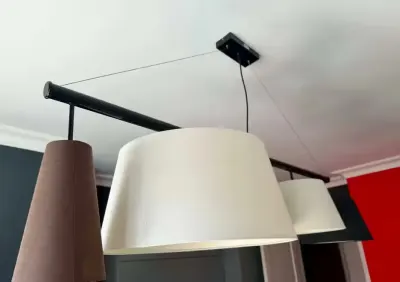 Olbrzymia lampa wisząca 5-punktowa 5 abażurów żyrandol KARE DESIGN — praca Kasia, Piotrków Trybunalski