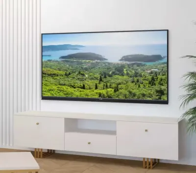 Szafka komoda rtv nowa 150 cm kaszmir/złoty — praca AnedoPL, Częstochowa