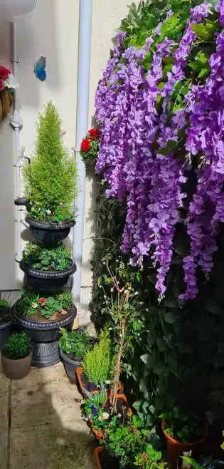 Wisteria glicynia sztuczna girlanda kwiatowa dekoracja 12 sztuk — praca Marta, Luboń