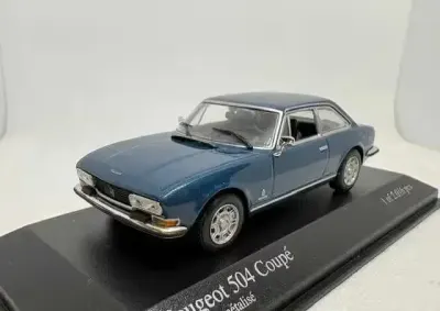 1/43 Peugeot 504 Coupe 1974 Minichamps — praca Malgorzata, Gdańsk