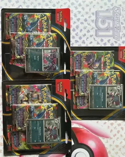 3 pack Mega Evolution Phantasmal Flames Pokemon TCG — praca WIEEERT, Łódź