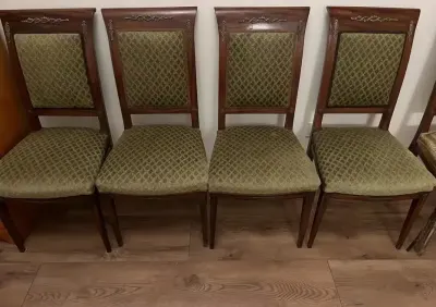 Antyk krzesła 6 sztuk — praca Jachu, Poznań