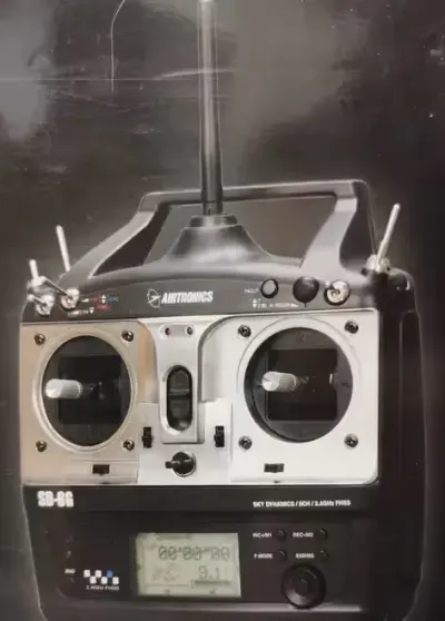 Aparatura modelarska radio modelarskie Sanwa SD6G SD-6G  oryginalny odbiornik 6 kanałów RX-600 — praca Darek, Warszawa