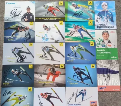 Autografy skoki narciarskie Zakopane Wisła Kamil Stoch Adam Małysz — praca Mateusz, Gdańsk