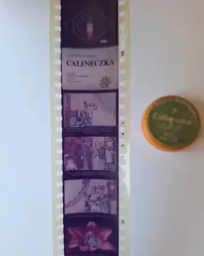 Bajki na rzutnik Ania, Jacek - Calineczka - Polfilm — praca Ewunia, Łódź