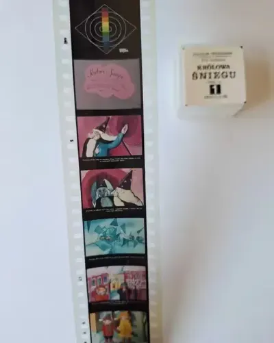 Bajki na rzutnik Ania, Jacek - Królowa Śniegu - Polfilm — praca Ewunia, Łódź