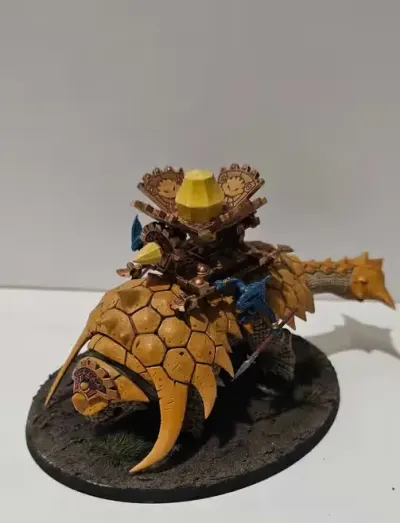 Bastiladon with Solar Engine Seraphon Warhammer Age of Sigmar — praca Kamil, Wrocław