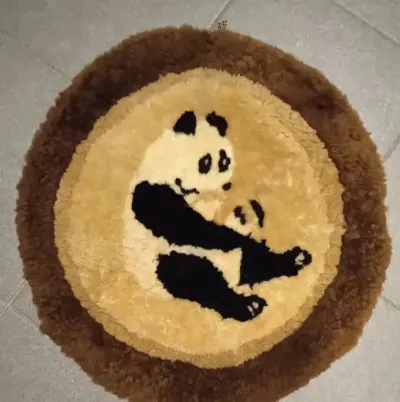 Błam dekoracyjny miś panda — praca Anna, Poznań