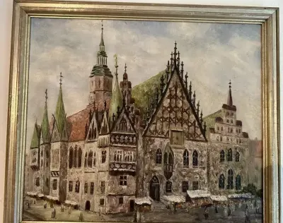 Breslau Wrocław obraz olejny — praca Andrzej, Wrocław