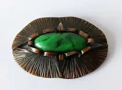 BROSZKA metaloplastyka orno? warmet? imago? PRL — praca Coco, Łódź