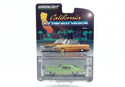 Chevrolet Monte Carlo 1970 California Lowriders series - skala 1:64 - GreenLight — praca MiniAutka, Wrocław