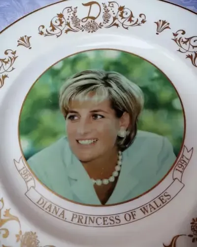 Diana princessa talerz kolekcjonerski — praca Hania, Warszawa