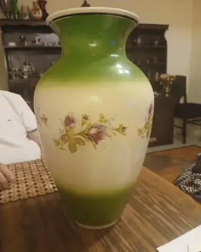 Duży wazon podłogowy porcelit Chodzież — praca ela, Łódź