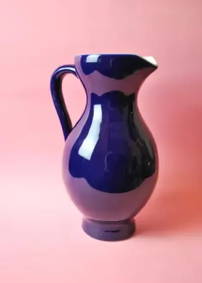 Dzbanek kobalt wazon folk vintage retro — praca Agnieszka, Poznań