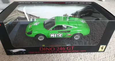 Ferrari dino 246 gt nurburgring 1:18 hw elite — praca maciej, Łódź