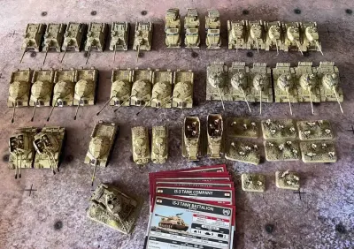 Flames of war - Fate of a Nation - Armia Egipska - gotowa do gry — praca Zibi, Wrocław