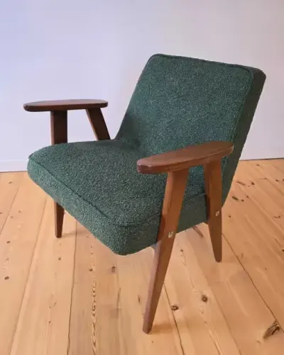 Fotel PRL model 366 Chierowski lata 60-70 ORYGINAŁ — praca ArtDor, Szczecin