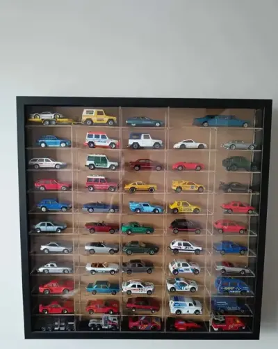 Gablotka kolekcjonerska na modele hot wheels siku matchbox resoraki 2 szt. 52x52cm — praca Jakub, Warszawa