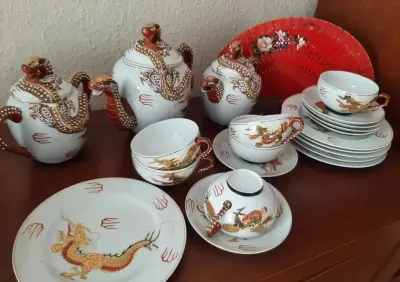 Japoński serwis Dragonware Gejsza — praca RomanP, Gdańsk