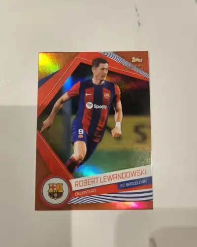 Karta topps limited Lewandowski  04/125 — praca Patrycja, Gdańsk