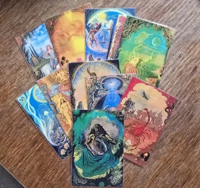Karty do wróżb Zodiak laminowane — praca Sylwia, Gdańsk
