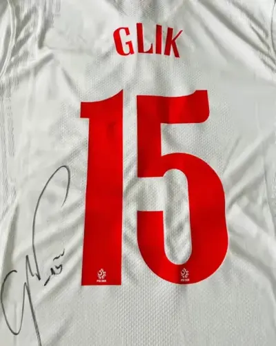 Koszulka reprezentacji Polski Kamil Glik z autografem! — praca Steku, Szczecin