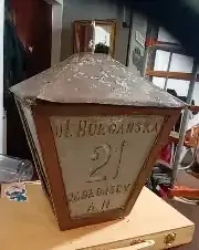 Lampa matalowa,Uliczna' — praca wioletakurzawa03, Łódź
