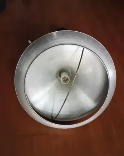 Lampa - UFO- Polam - Wieliczka / lampa / aluminium/ UFO / PRL — praca bea, Łódź