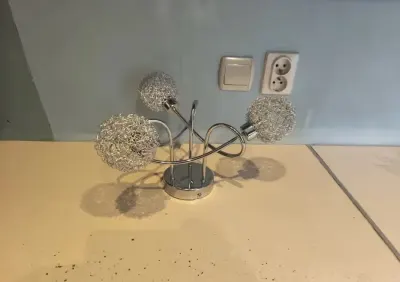 Lampa wisząca pokojowa sufitowa metal 3xg9 — praca artur, Wrocław