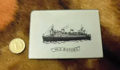 małe lusterko - M/S BATORY - lata 50/60-te — praca Aleksander, Gdańsk