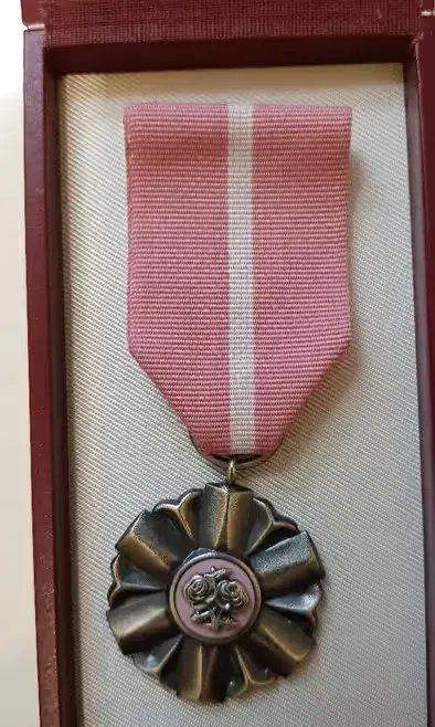 Medal za długoletnie pożycie małżeńskie — praca Przemek, Poznań