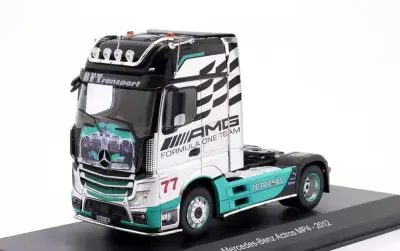 Mercedes-Benz Actros MP4 AMG Petronas F1 2012 - skala 1:43 - Hachette — praca MiniAutka, Wrocław