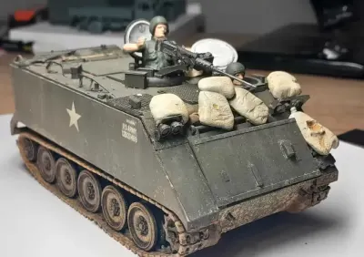 Model M-113 złożony 1:35 tamiya — praca Łukasz, Poznań