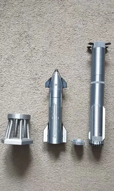 Model rakiety Starship spacex booster OLM 96cm — praca Mikołaj, Poznań