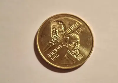 Moneta 2 zl NG Sienkiewicz 1996r — praca Jakub, Warszawa