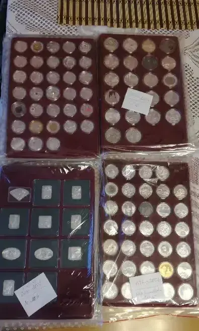 Monety kolekcjonerskie srebrne 10 i 20zł + gratisy — praca Henryk, Szczecin