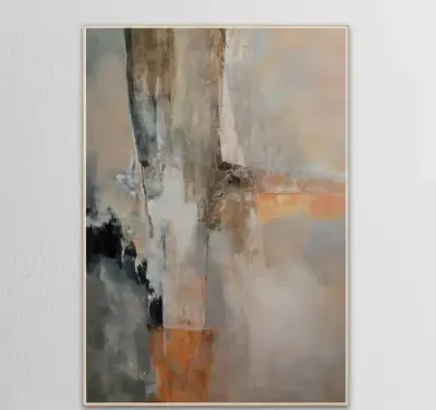 Obraz abstrakcja duży format 100 x 70 — praca Emilia, Wrocław