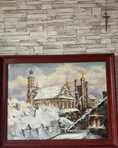 Obraz Hackenberg 1989 olejny — praca Ignacy, Szczecin